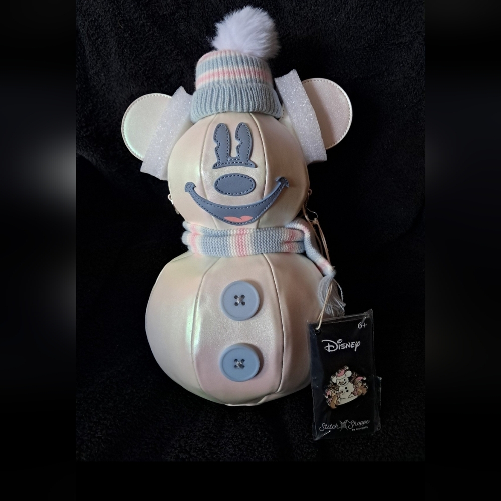Loungefly Stitch Shoppe Mickey Snowman